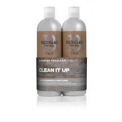 Bed Head for Men by TIGI Clean Up Shampoo and Conditioner Set 2x750ml