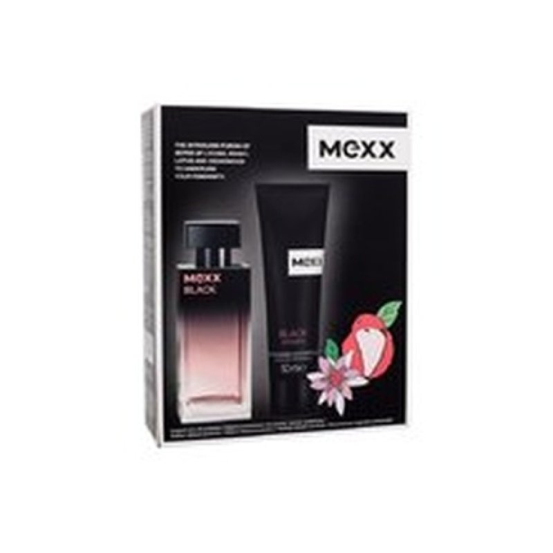 Mexx Black For Her Gift Set - Eau De Toilette 30 Ml And Shower Gel 50 Ml
