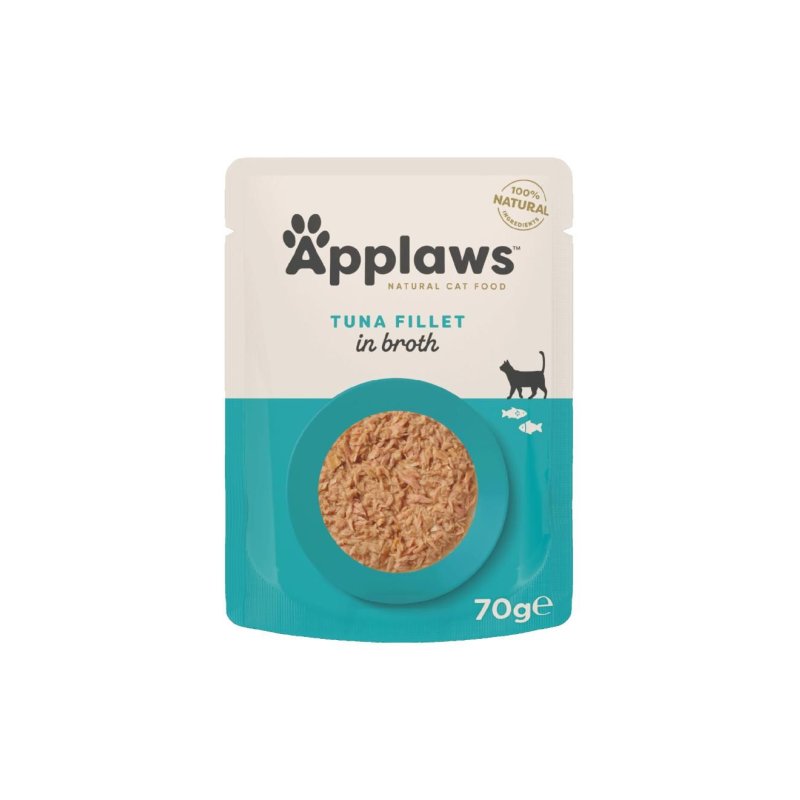 Applaws - Tuna Fillet in Broth - 70g