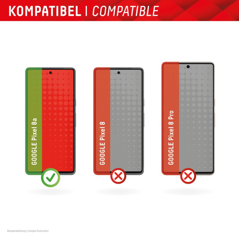 DISPLEX Real Schutzglas für Google Pixel 8a