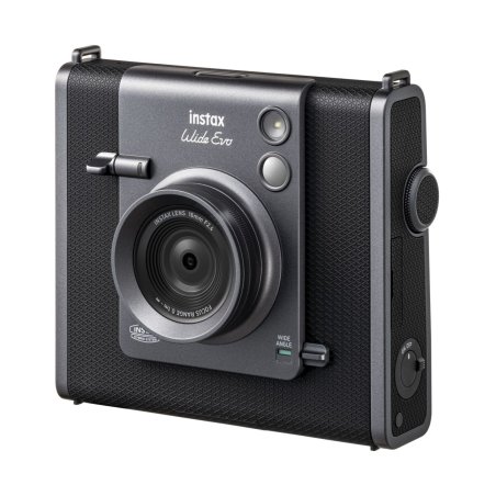 Fuji - Instax Wide EVO Black Hybrid Camera