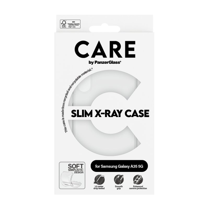 PanzerGlass CARE by Fashionable Case Transparent X-Ray Soft Basic Samsung Galaxy A35 5G