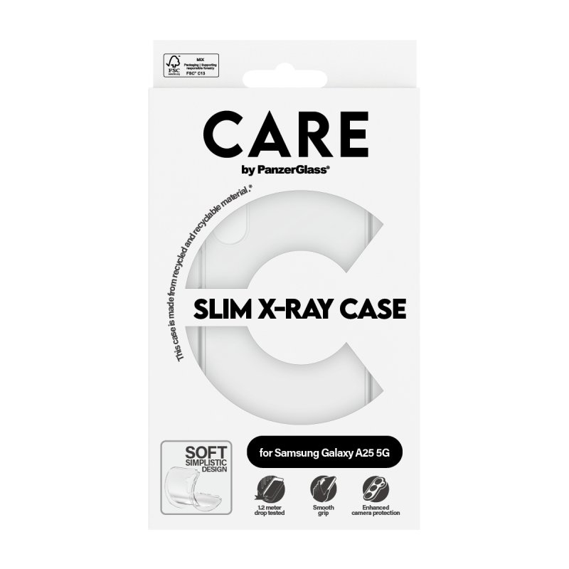 PanzerGlass CARE by Fashionable Case Transparent X-Ray Soft Basic Samsung Galaxy A25 5G