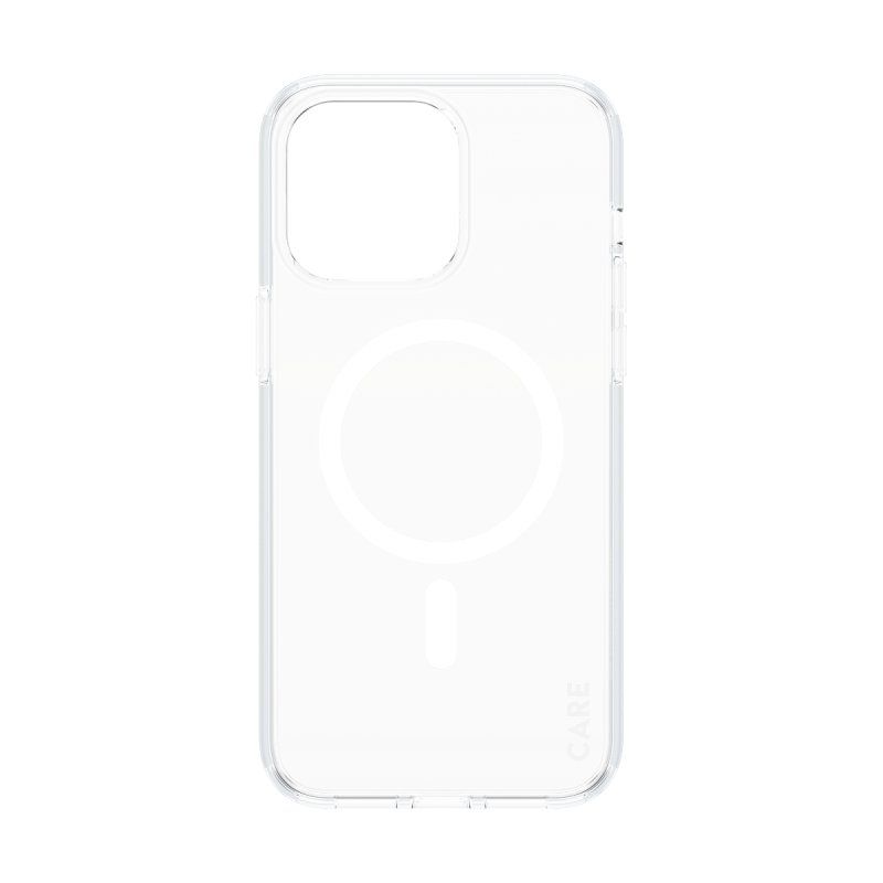 PanzerGlass CARE by Flagship Case Transparent Urban Combat w. White MagSafe iPhone 15 Pro Max