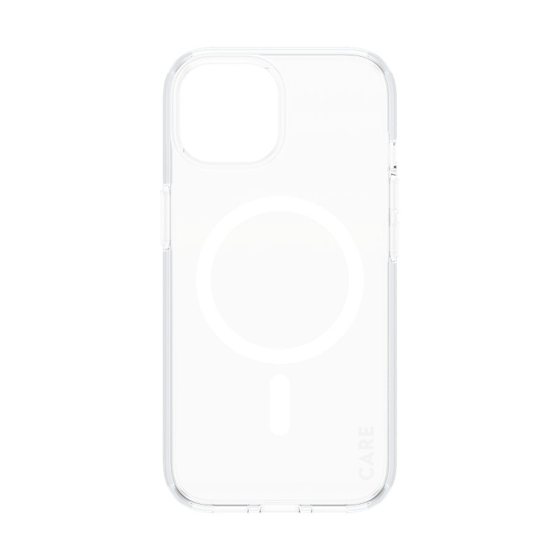 PanzerGlass CARE by Flagship Case Transparent Urban Combat w. White MagSafe iPhone 15
