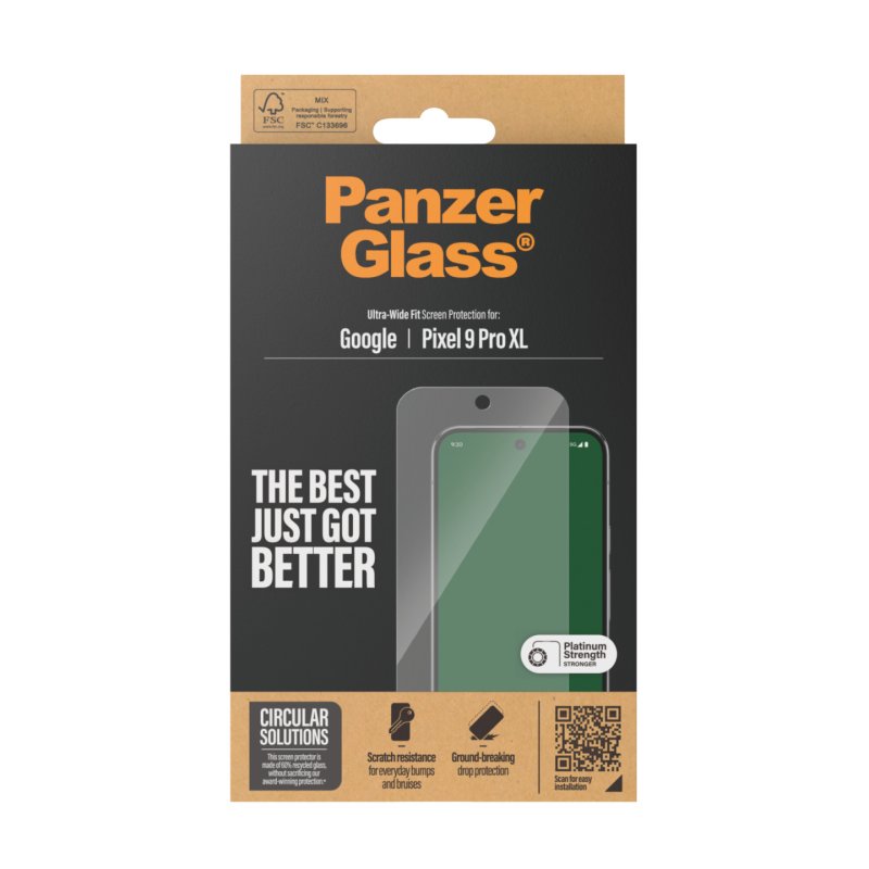 PanzerGlass 4786 écran et protection arrière de téléphones portables Protection d'écran transparent Google 1