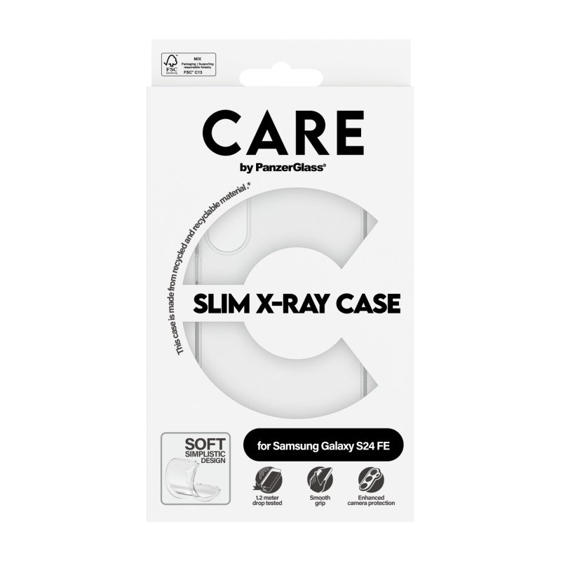 CARE by PanzerGlass Case - Transparent - Samsung Galaxy S23 FE