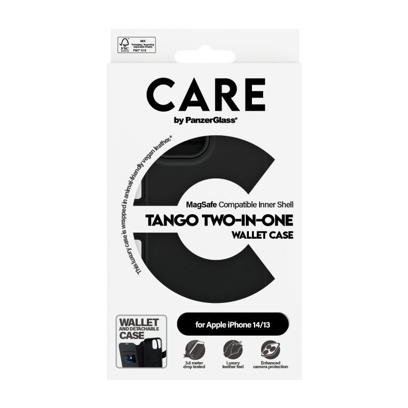 PanzerGlass CARE by Feature Case 2-in1 MagSafe iPhone 14 coque de protection pour téléphones portables Housse