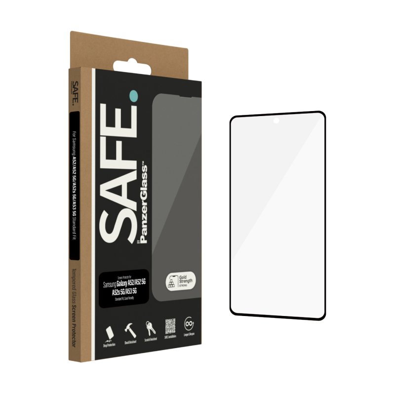 SAFE by PanzerGlass - Screen Protector - Samsung Galaxy A52/A52 5G/A52s 5G/A53 5G - Ultra-Wide Fit