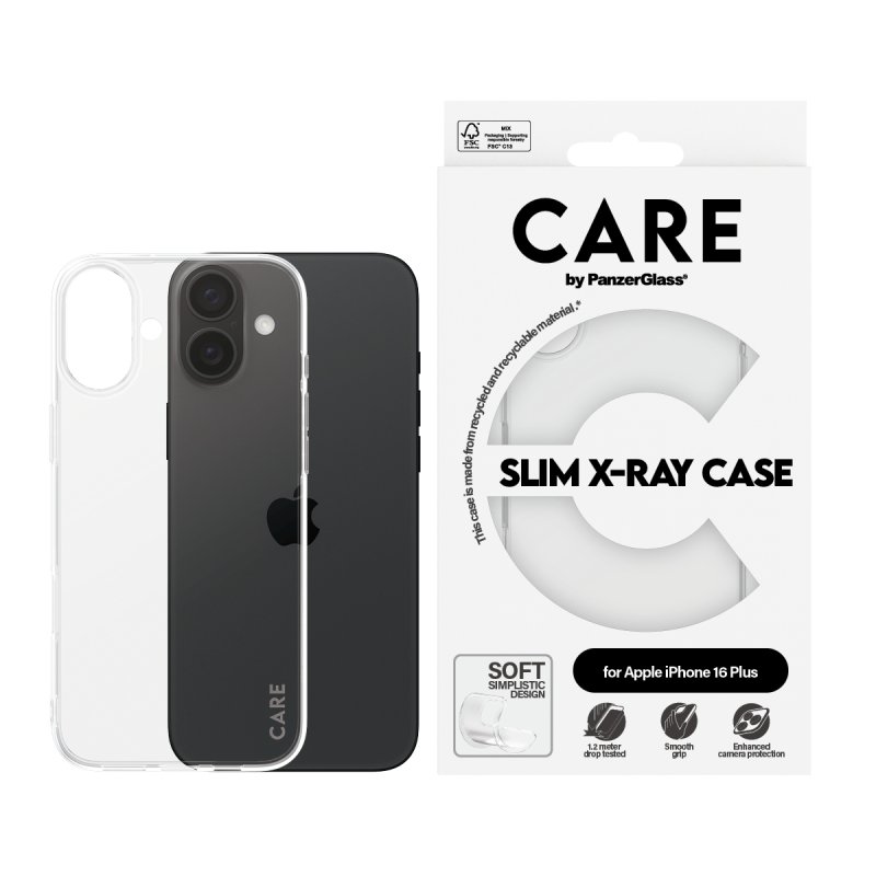 CARE by PanzerGlass - Case - iPhone 16 Plus