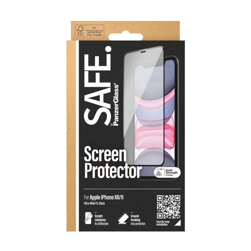 PanzerGlass SAFE95005 écran et protection arrière de téléphones portables Protection d'écran transparent Apple 1