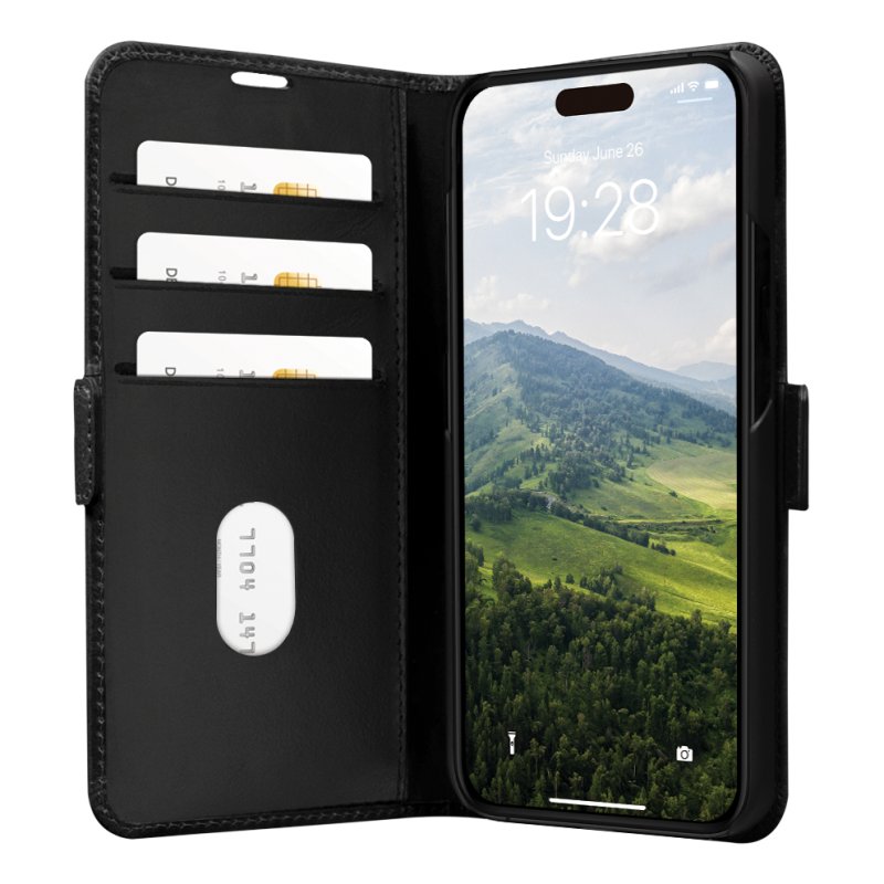 dbramante1928 - Copenhagen Flip Case - iPhone 15 Pro - Black