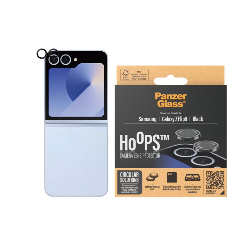 PanzerGlass - Hoops - Lens Protector - Samsung Galaxy Z Flip6