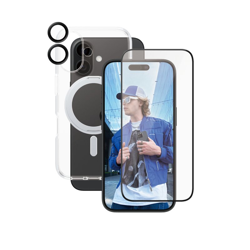 CARE by PanzerGlass - 3-in-1 Ceramic Bundle - iPhone 16