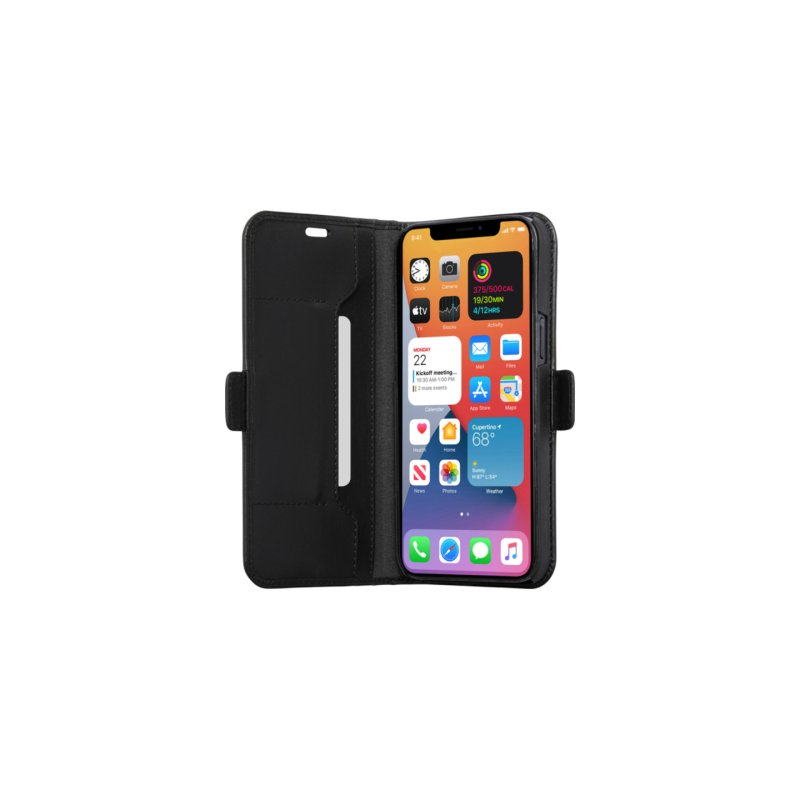 dbramante1928 - Copenhagen Slim Flip Case - Black - iPhone 12 Pro Max