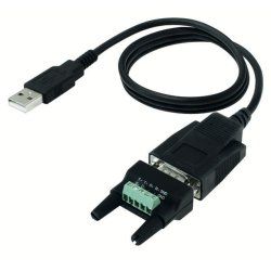 ROLINE 12.02.1174 serial cable Black USB Type-A RS-422/RS-485