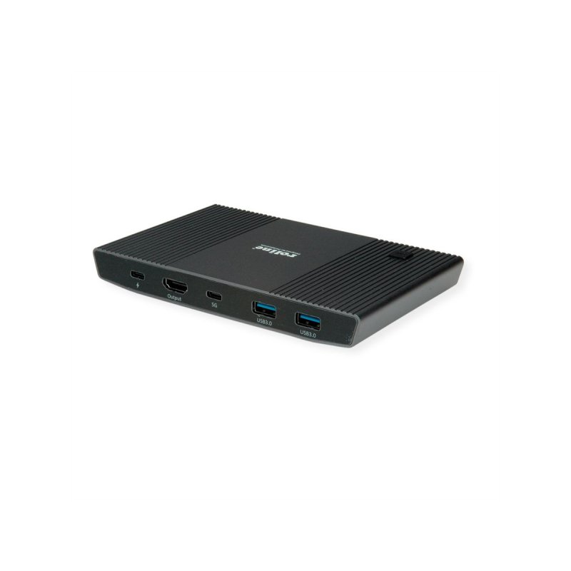 ROLINE Commutateur KVM USB-C - HDMI 2P 2xUSB-A 1xUSB-C