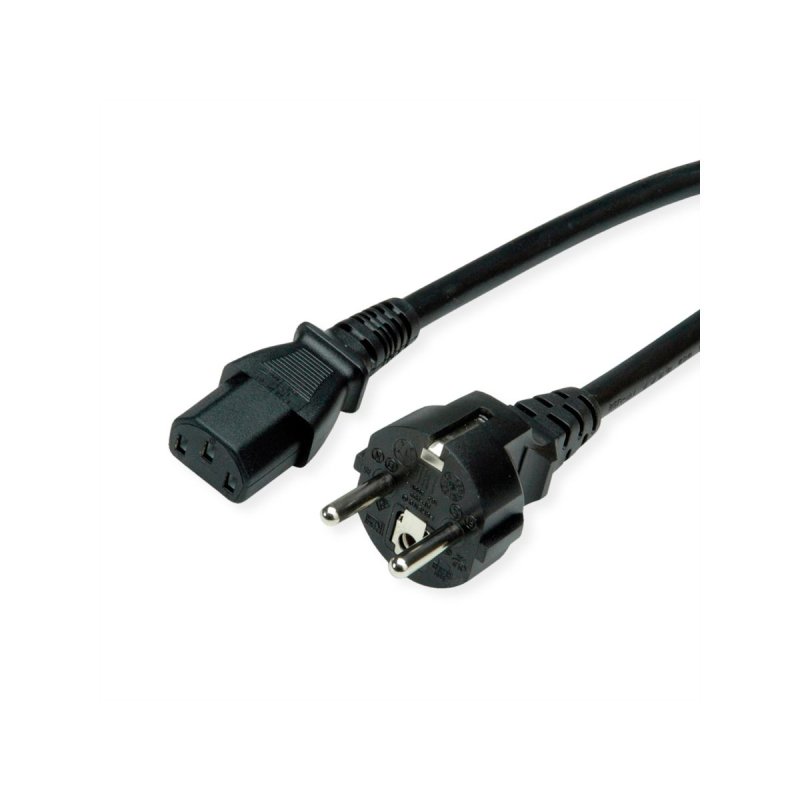 ROLINE 19.08.1029 power cable Black 3 m CEE 7/7 C13 coupler