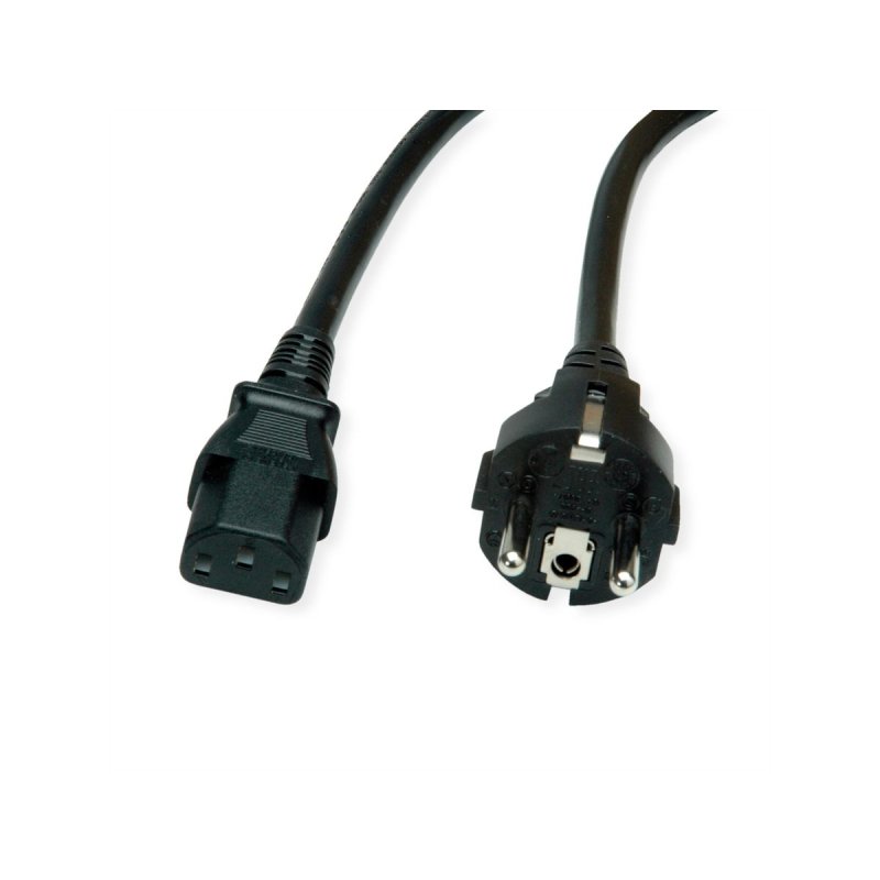 ROLINE 19.08.1029 power cable Black 3 m CEE 7/7 C13 coupler