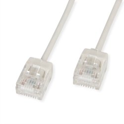 ROLINE 21.15.4401 networking cable Grey 1 m Cat6a U/UTP (UTP)