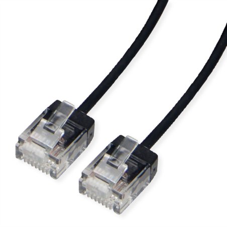 ROLINE 21.15.4462 networking cable Black 2 m Cat6a U/UTP (UTP)