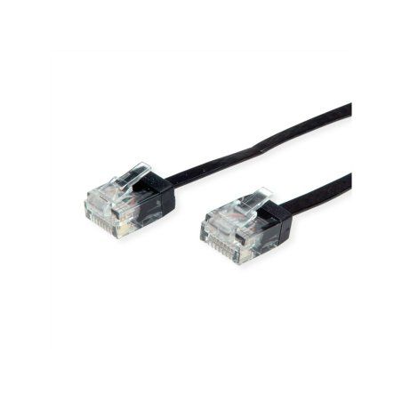 ROLINE 21.15.2190 câble de réseau Noir 0,5 m Cat6a U/UTP (UTP)