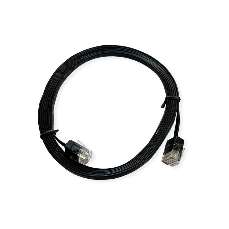 ROLINE 21.15.2190 câble de réseau Noir 0,5 m Cat6a U/UTP (UTP)