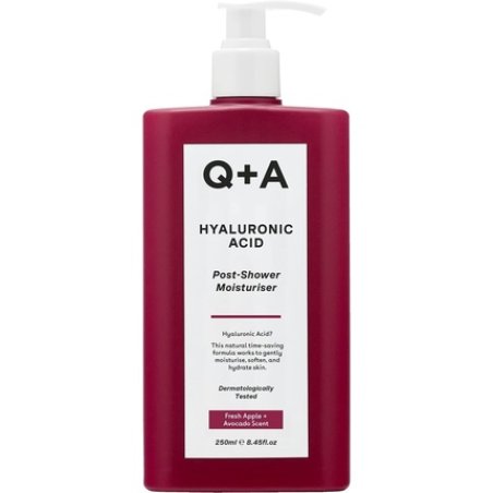 Q A Hyaluronic Acid Post-Shower Moisturiser for Hydrating Body Care 250ml