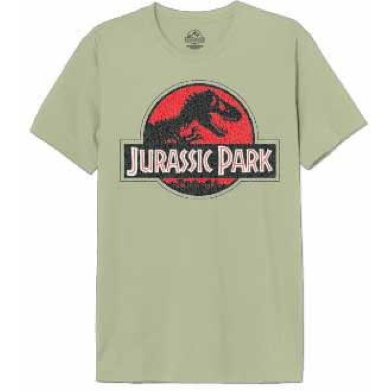 JURASSIC PARK - Grunge logo jurassic - T-Shirt Homme (XXL)