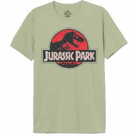 JURASSIC PARK - Grunge logo jurassic - T-Shirt Homme (XXL)