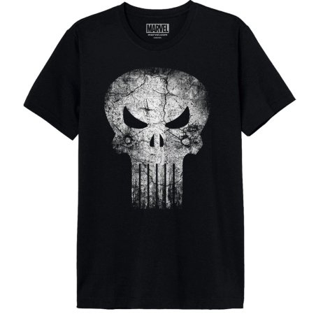 MARVEL - Punisher Skull Distress - T-Shirt Homme (M)