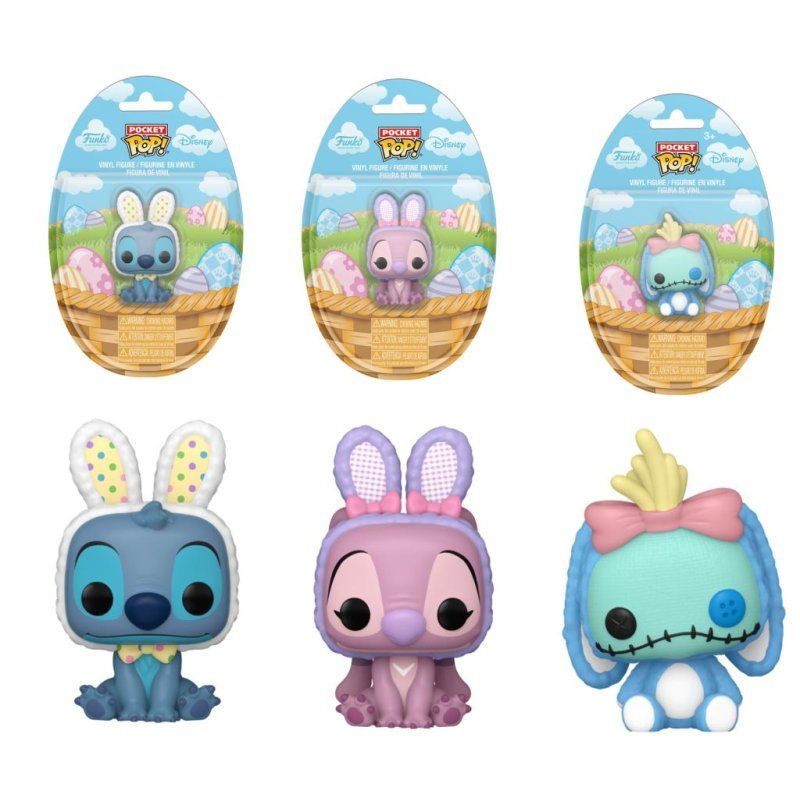ASST POCKET POP Singles: Paques - Lilo & Stitch 16pcPDQ