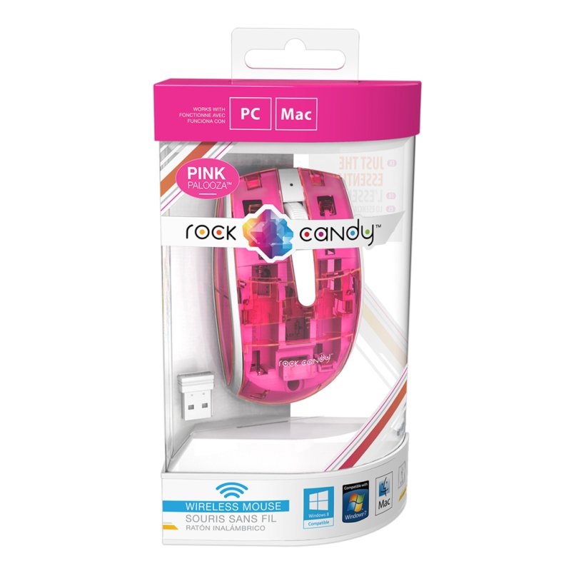 Rock Candy Wireless Mouse - Pink Palooza