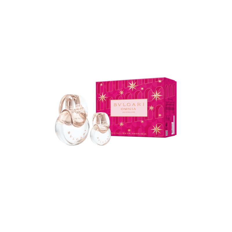 Bvlgari Omnia Crystalline Eau de Toilette 100ml and 15ml Gift Set