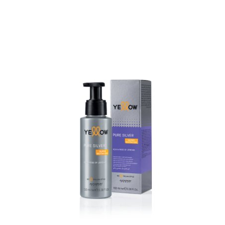Yellow Professional PURE SILVER hair colour Violet 100 ml