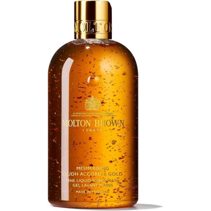 Molton Brown Mesmerising Oudh Accord and Gold Bath and Shower Gel 300ml Almond