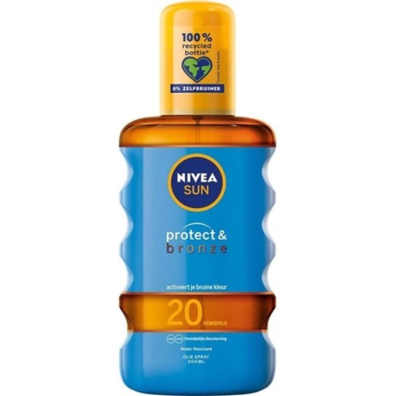 Nivea Sun Protect & Bronze Protective Oil Spray SPF 20 200ml