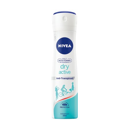 Nivea Dry Active Anti-Perspirant Deodorant Spray, 150 ml