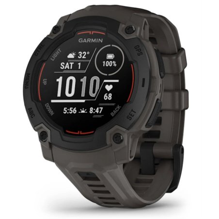 SMARTWATCH GARMIN INSTIN E 45MM NEGRO CORREA DE SILICONA CARBON