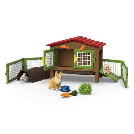 Schleich FARM WORLD Kaninchenstall