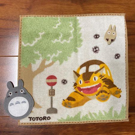 Mon voisin Totoro serviette de toilette Bus Stop 25 x 25 cm