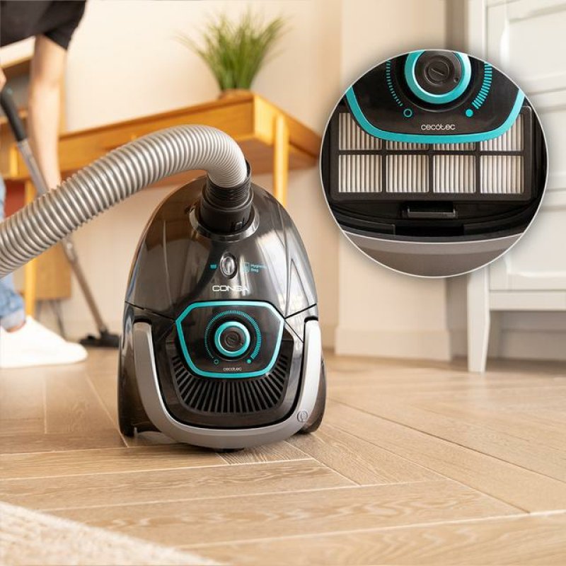 Cecotec Conga Powerbag 2500 Plus 2,5 L Aspirateur sans sac Sec 850 W Sac à poussière