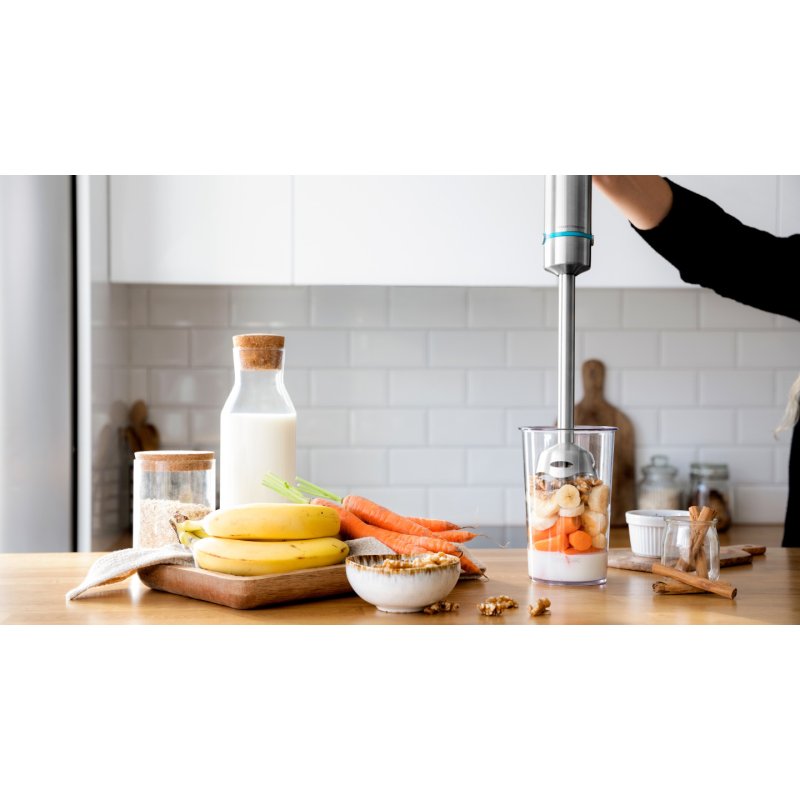 Cecotec Power TitanBlack 1200 XL PerfectCream&Crush Immersion blender 1200 W Black, Green, Stainless steel