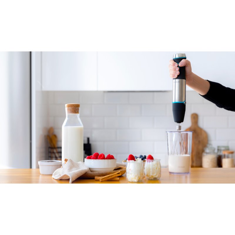 Cecotec Power TitanBlack 1200 XL PerfectCream&Crush Immersion blender 1200 W Black, Green, Stainless steel