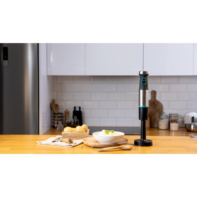Cecotec Power TitanBlack 1200 XL PerfectCream&Crush Immersion blender 1200 W Black, Green, Stainless steel