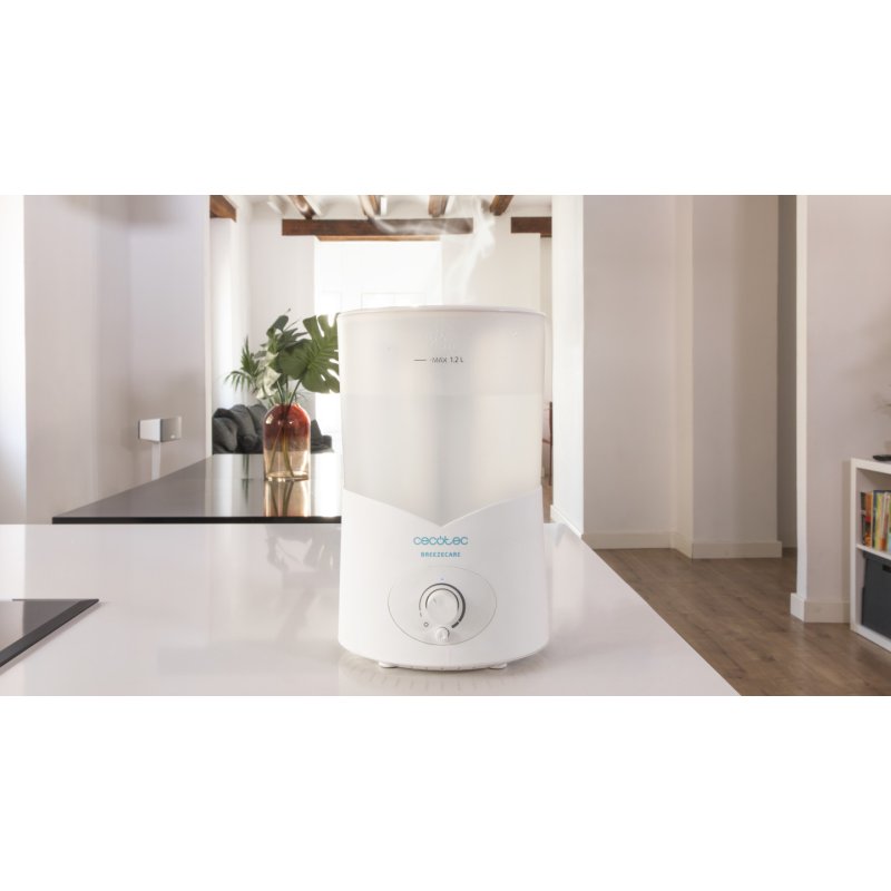 Cecotec BreezeCare 3000 humidificateur 5,5 L Noir, Blanc 30 W