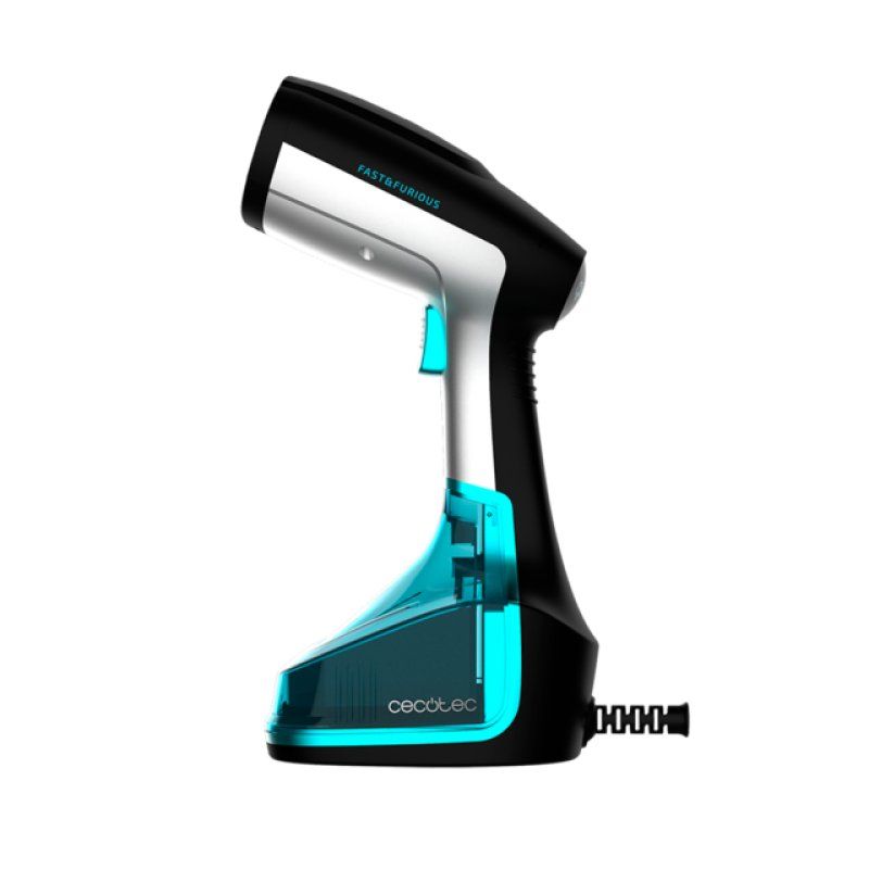 Cecotec Fast&Furious 4020 Force Handheld garment steamer 0.28 L 1400 W Black, Silver, Turquoise