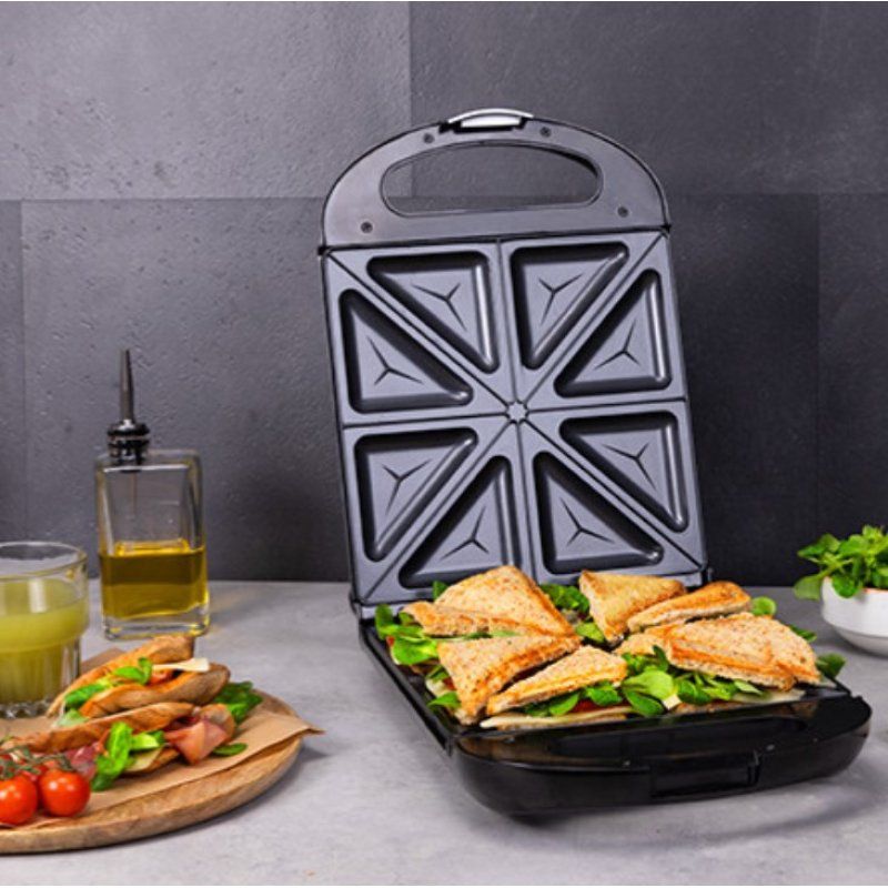 Cecotec 03111 gaufrier et appareil à croque-monsieur 1500 W Noir