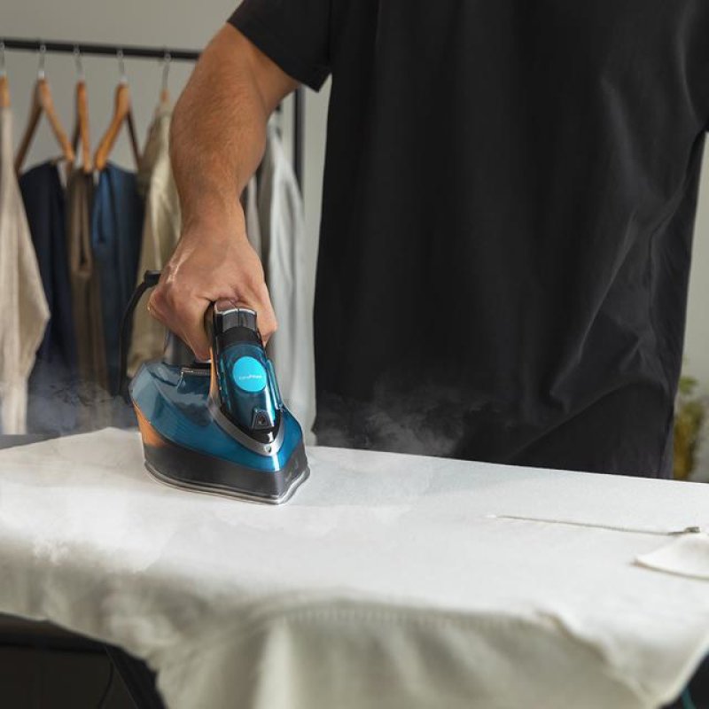 Cecotec Fast&Furious 5060 Ultra Fer à vapeur Semelle en céramique 3200 W Noir, Argent, Turquoise