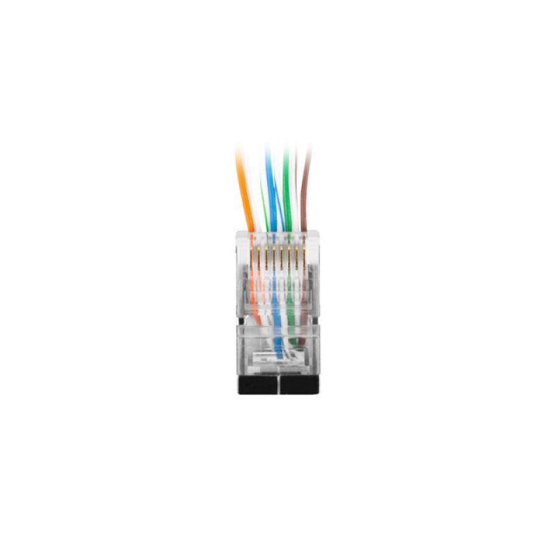 Lanberg PLS-6020EZ connecteur de fils RJ45 Transparent